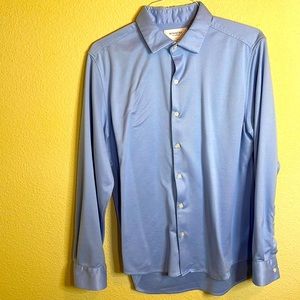 Ministry of Supply Sz. L blue dress shirt. Great for all seasons!